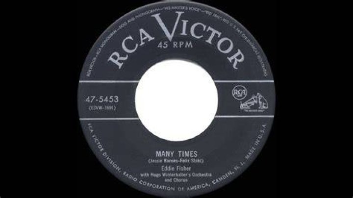 1953 HITS ARCHIVE Many Times Eddie Fisher YouTube