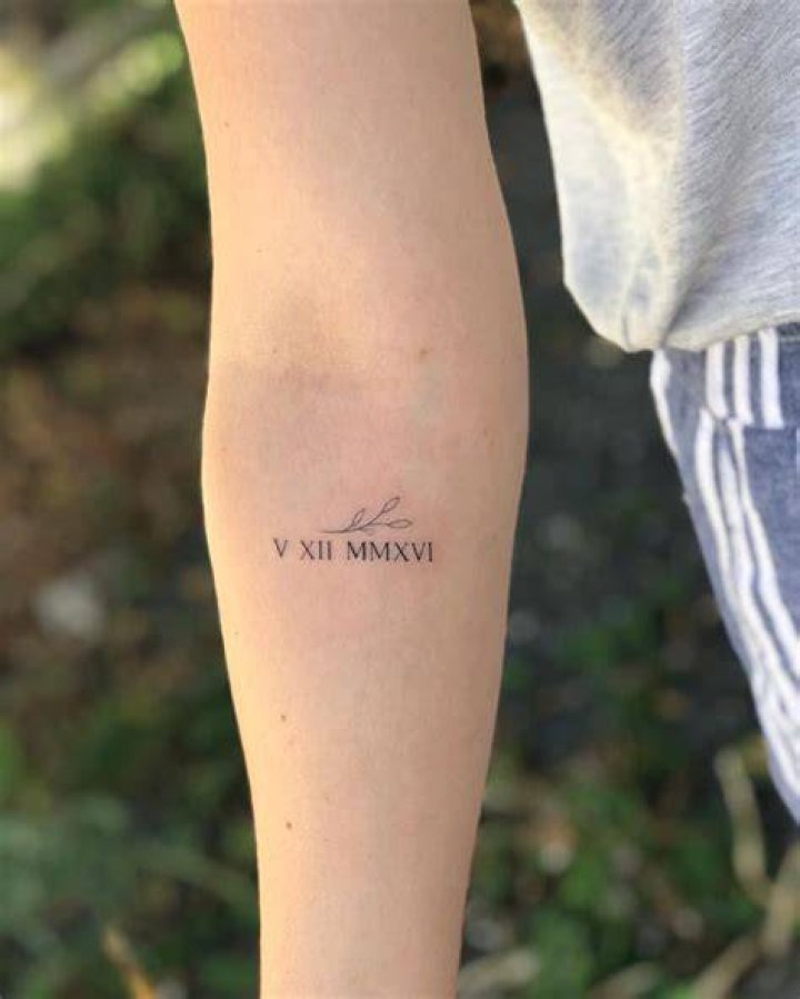 43 Roman Numeral Tattoo Ideas That Are Simple Yet Cool StayGlam