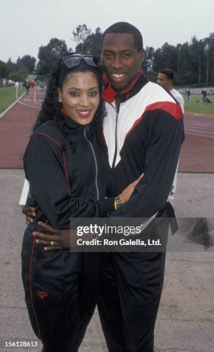 Al Joyner and Jackie Joyner Kersee at the 1984 US Olympic Track and