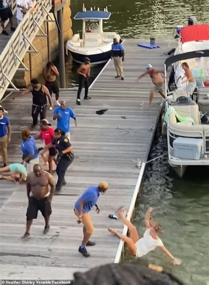 Alabama boat fight: Poolside parody of riverfront brawl goes viral as Internet finds it funny and up