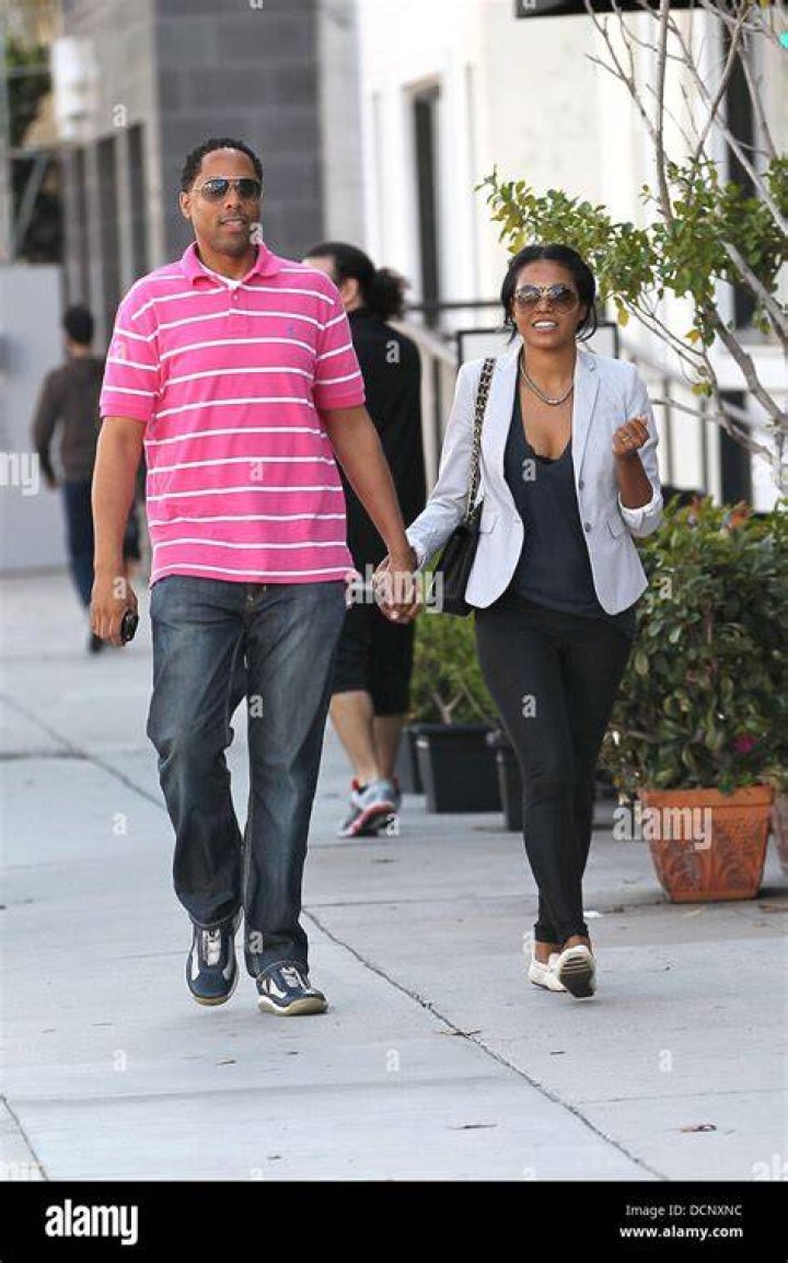 Amerie and Lenny Nicholson out shopping in Beverly Hills Los Angeles