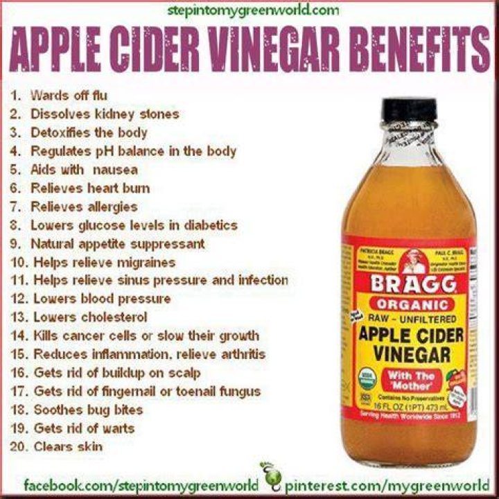 Apple Cider Vinegar Benefits Diet Pinterest