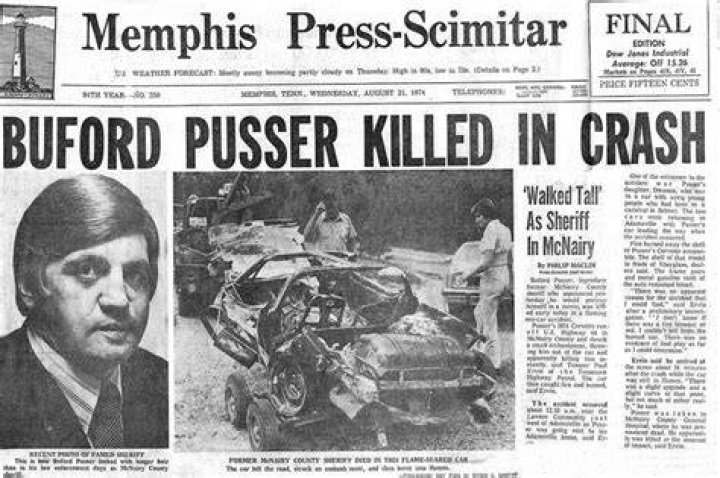 Buford Pusser – Biography, Wife and Children, Death and Funeral