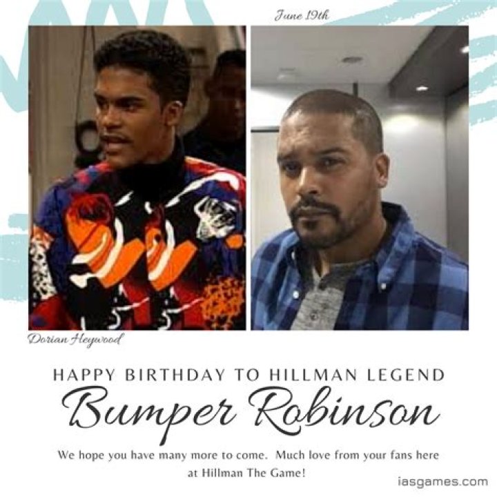 Bumper Robinson dating 2023 profile