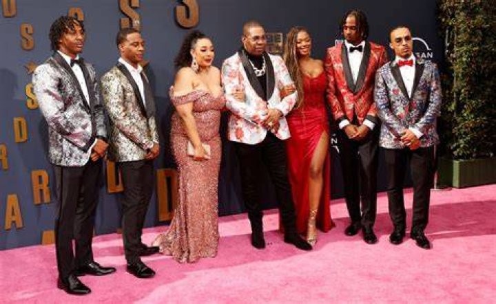 Busta Rhymes and His Kids Walk the BET Awards Red Carpet POPSUGAR