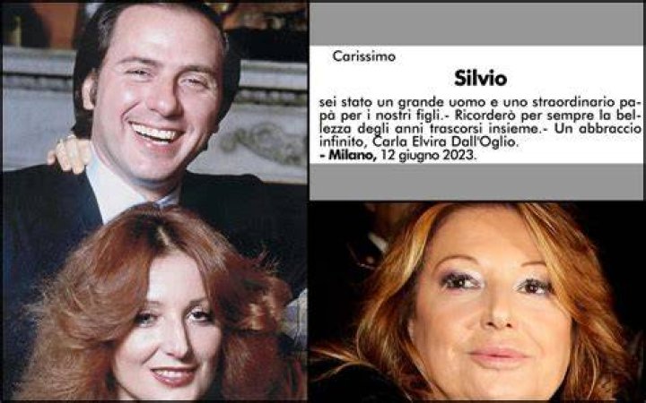 Carla Dall'Oglio et&agrave;, mantenimento e figli della prima moglie di