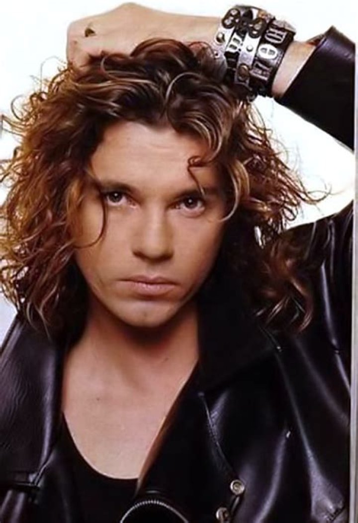 Casual Hutchence Inxs Hairstyles Mens Mike Curly Bob For Round Faces