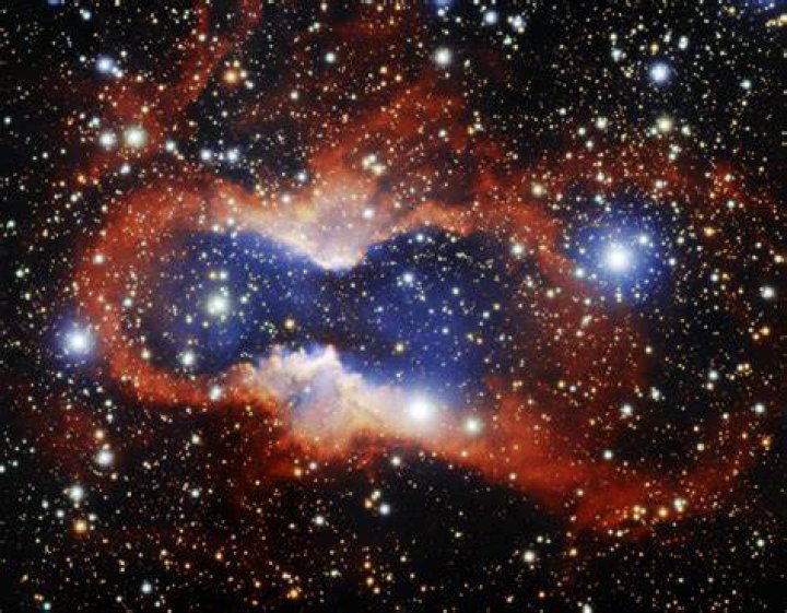 Celestial Hourglass Exquisite Nebula Captured by Gemini