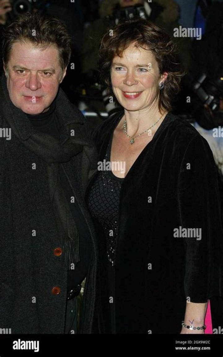 Celia Imrie and her husband at the premiere of Big Fish at the Warner
