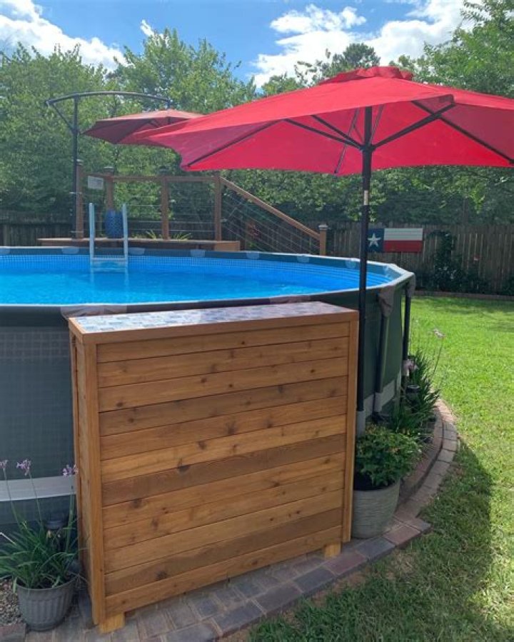 Cool Diy Above Ground Poolside Bar References Homemademed