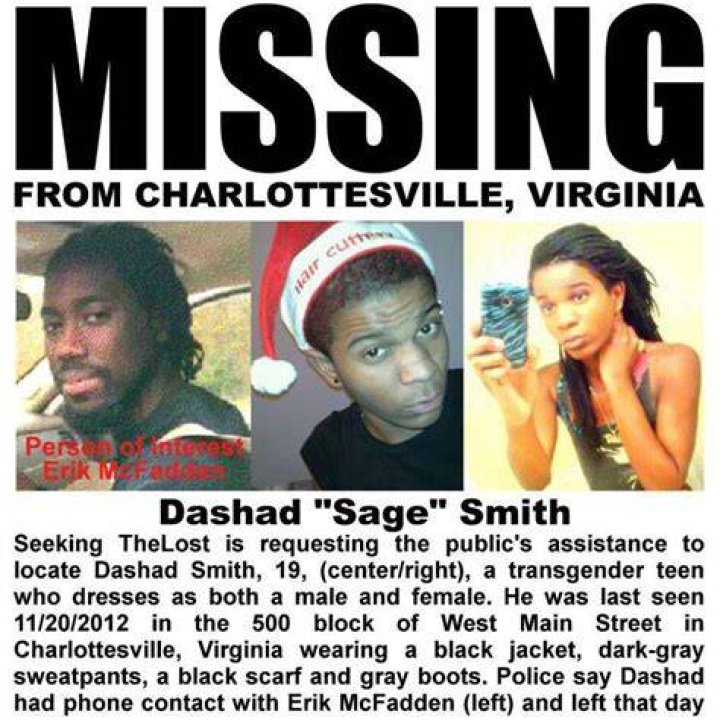 Dashad Laquinn Smith aka Sage Smith Disappeared Main Street, 4th