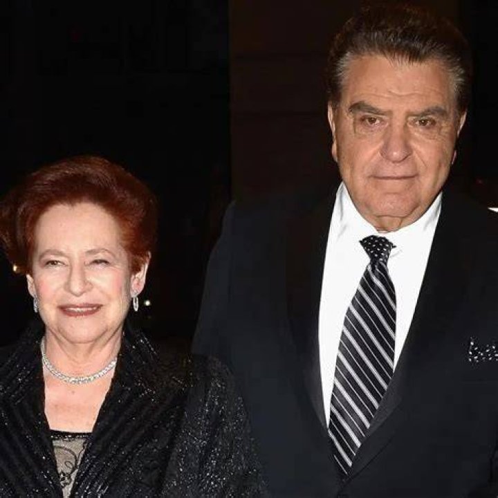 Don Francisco and wife Teresa Muchnik Rosenblum attends Amigos For