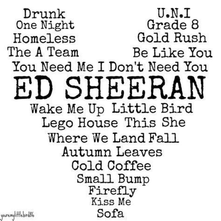 Ed Sheeran UNI lyrics | SparkVlog