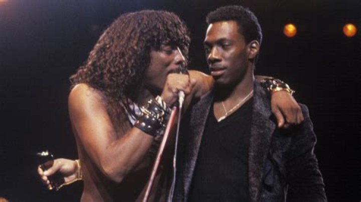 Eddie Murphy and Rick James, 1980s Rick james, Black hollywood, Black