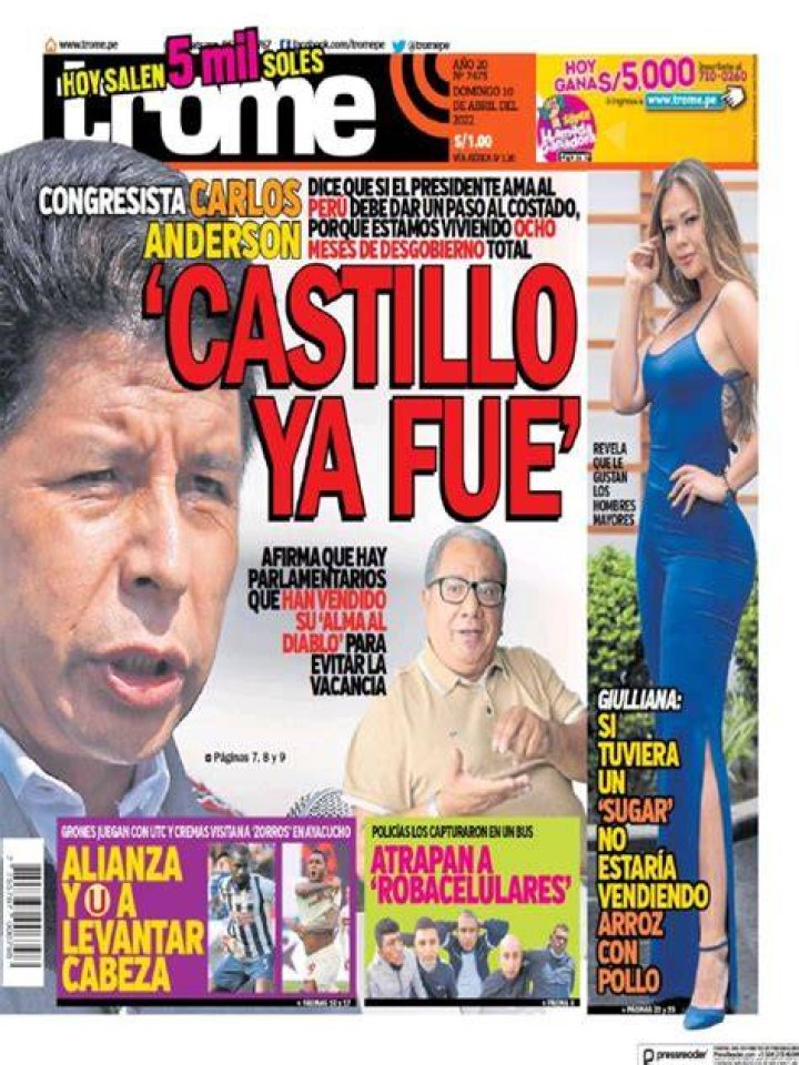 El trome es el nuevo "el tio" "el chino" de este gobierno Foros Per&uacute;