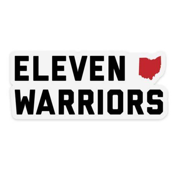 Eleven Warriors Clear Sticker Eleven Warriors Dry Goods