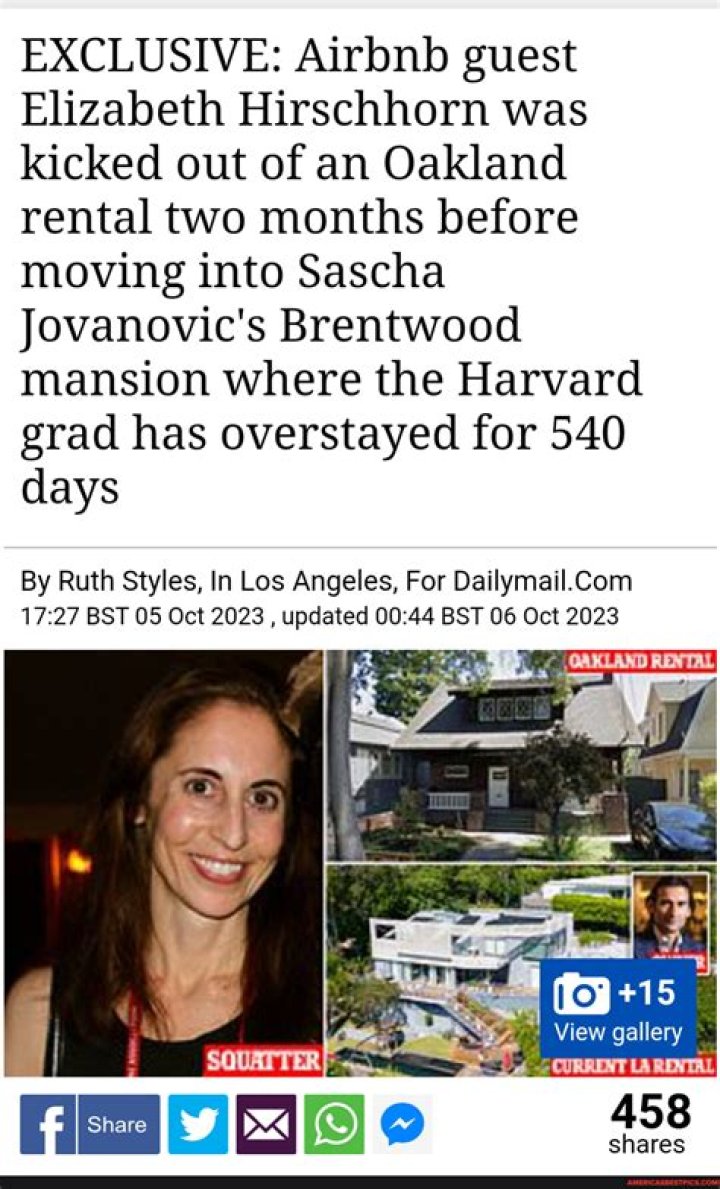 Elizabeth Hirschhorn Airbnb Net Worth 2023 Earnings And Assets