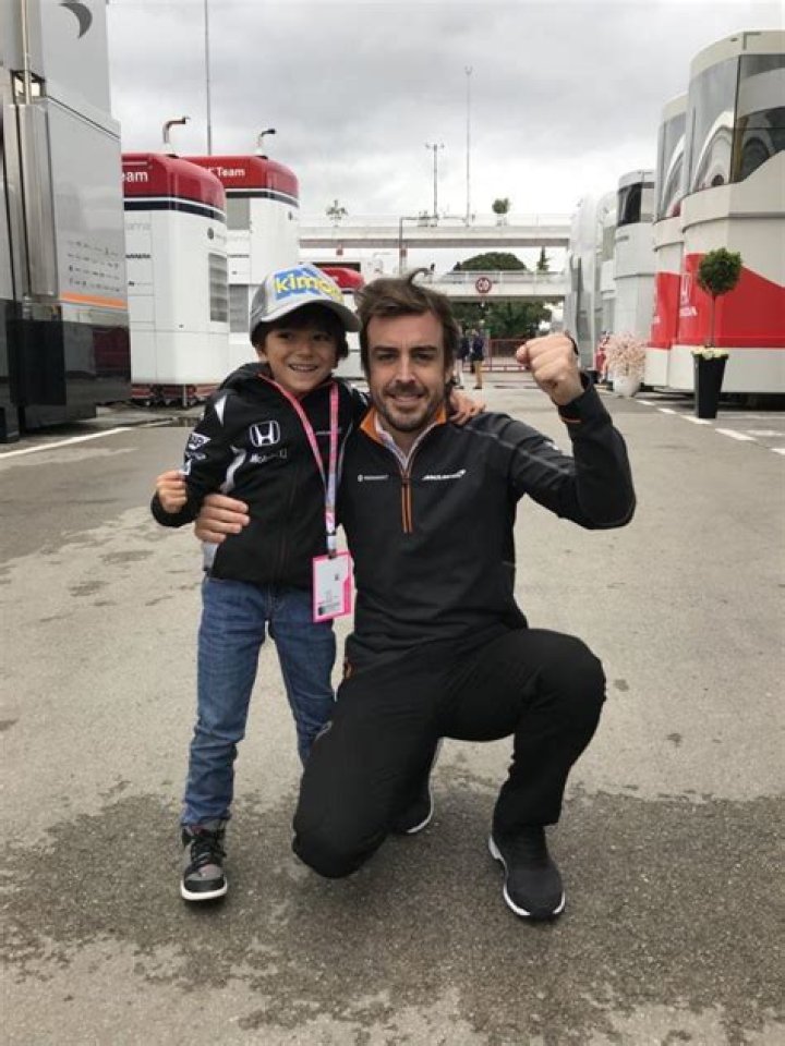 Fernando Alonso children Does Fernando Alonso have kids?