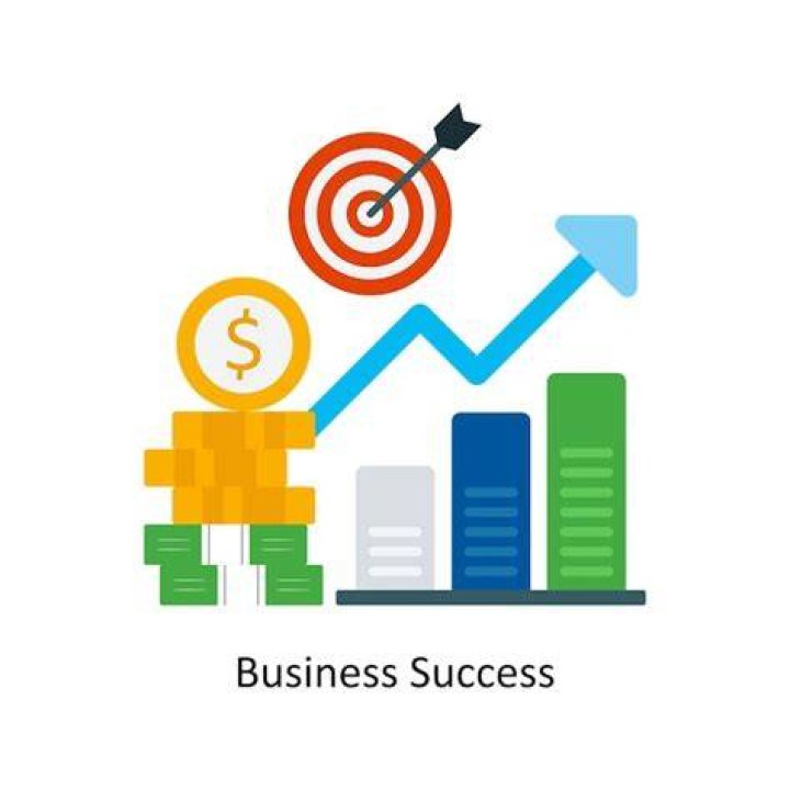 Fitness Icon And Business Success