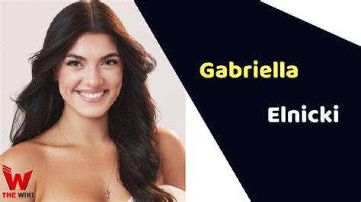 Gabriella Elnicki (The Bachelor) Age & Biography The Wiki