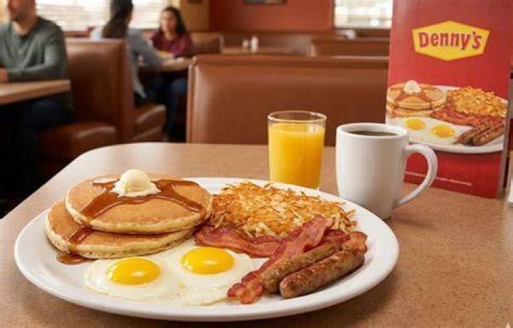How much is a Grand Slam breakfast at Denny’s? ·