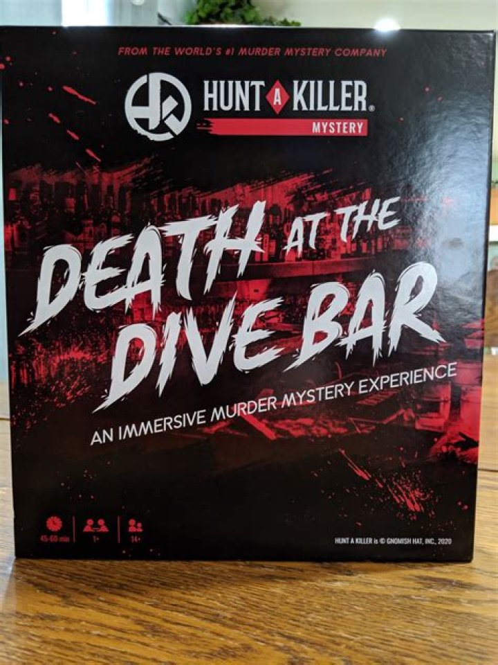 Hunt A Killer Death At The Dive Bar, Immersive Murder Mystery Game
