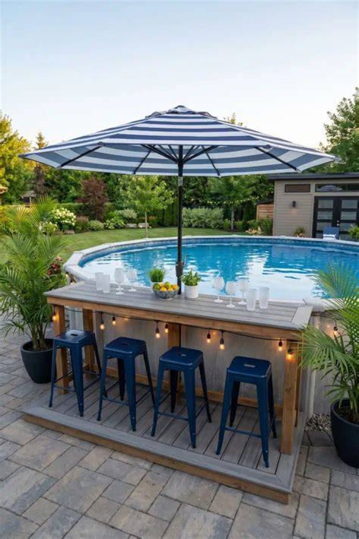 Ingenious Above Ground Pool Bar Ideas For Your Backyard Paradise