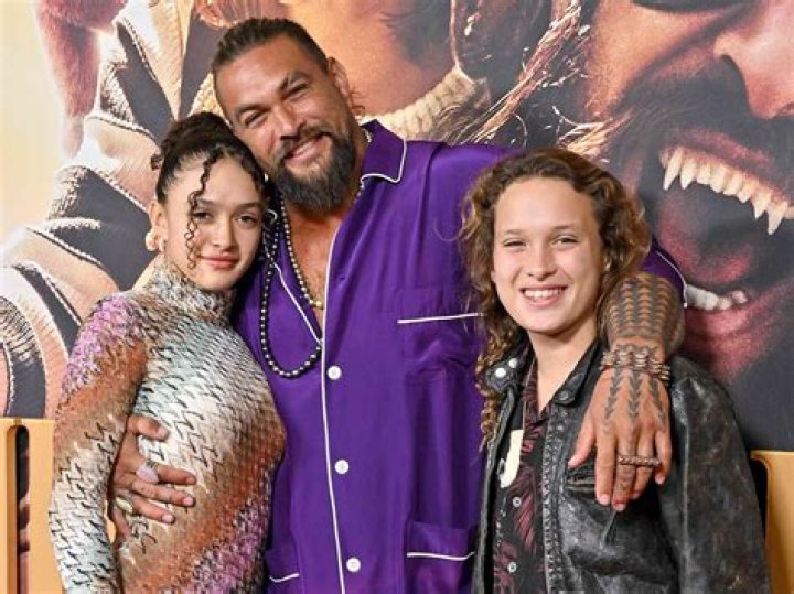 Jason Momoa and kids hit Zoë Kravitz's 'The Batman' premiere