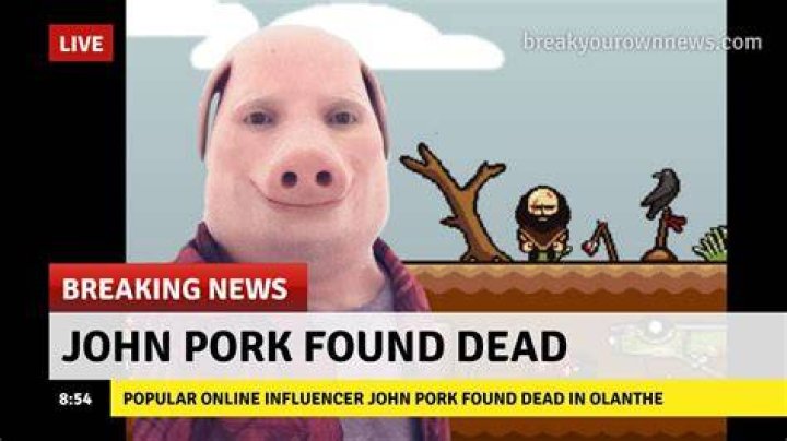 John Pork Found Dead 1 YouTube