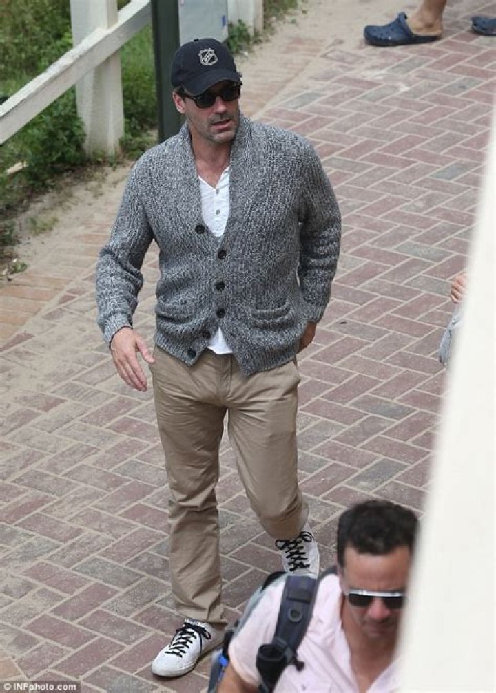 Jon Hamm Shows Off His Grey Hair While Out In Los Angeles See Pic