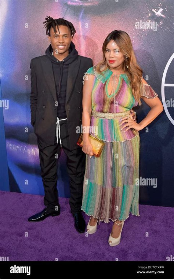 Kailand Morris and his mother Kai Millard Morris attending the HBO TV