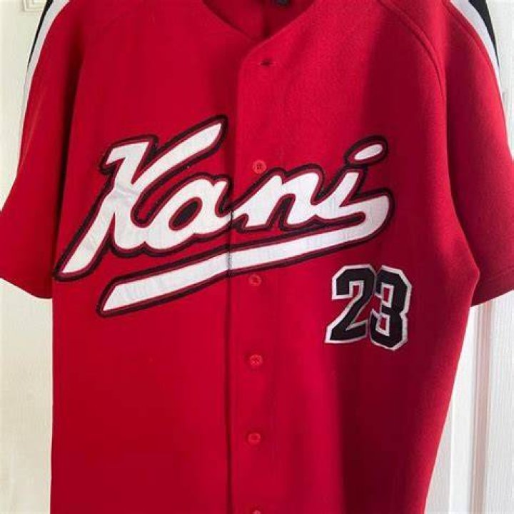 Karl Kani Red Top Held By Zolee Griggs As Shurrie Diggs In WuTang An