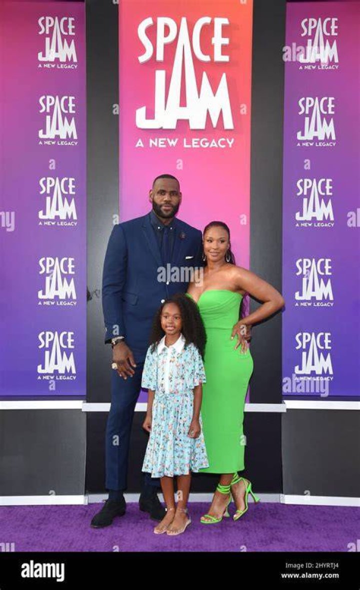 Lebron James Zhuri James Svannah Brinson Editorial Stock Photo Stock
