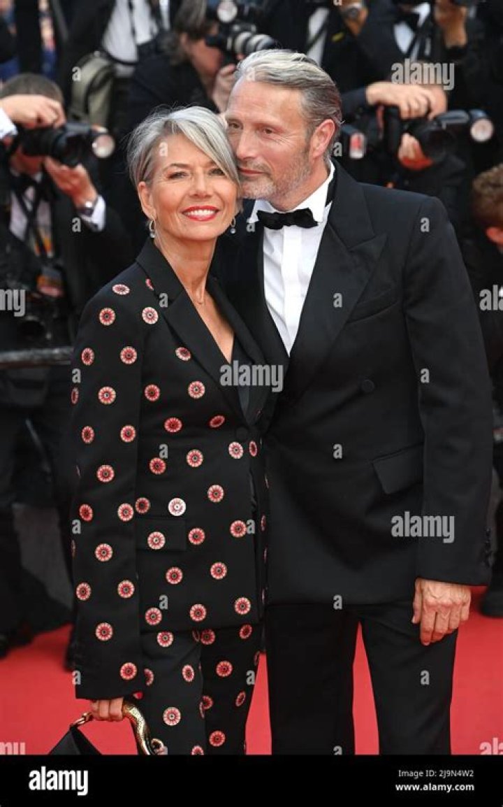 Mads Mikkelsen and Hanne Jacobsen freakishly good looking couple and