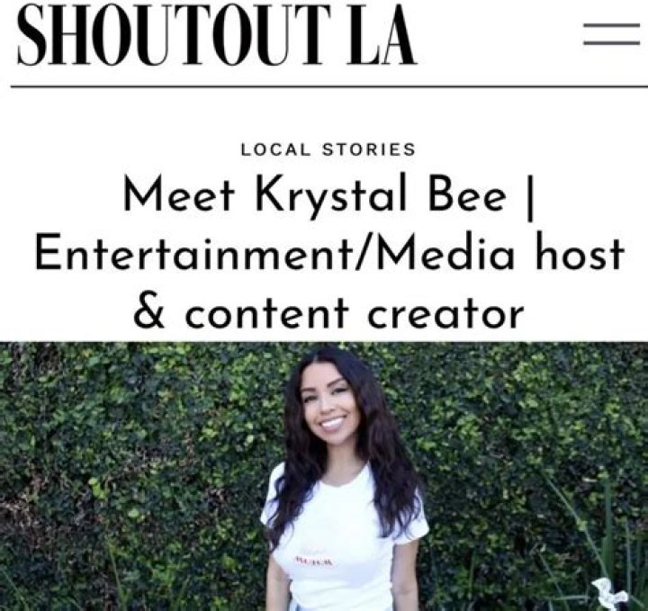 Meet Krystal Bee Entertainment/Media host & content creator SHOUTOUT LA