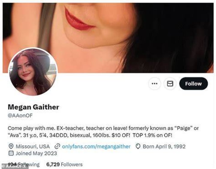 Megan Gaither Video Viral Teacher Suspended For Onlyfans