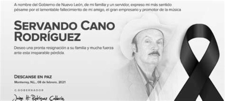 Muere Servando Cano, promotor de Los Tigres del Norte e Intocable PorEsto