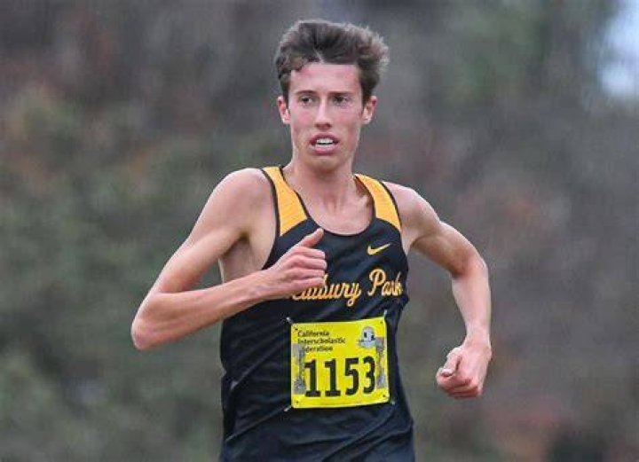 National cross country champion Nico Young of Newbury Park signs with