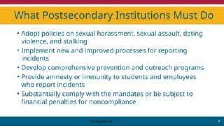 New postsecondary sexual assault policies a start but fall short