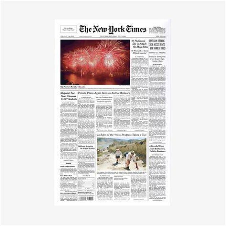New York Times Page 3 Page Six