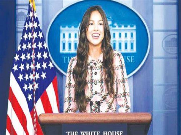 Olivia Rodrigo Pop princess pushes president's plan for more jabs.