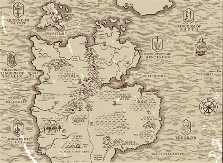 Priory Of The Orange Tree Map Guide