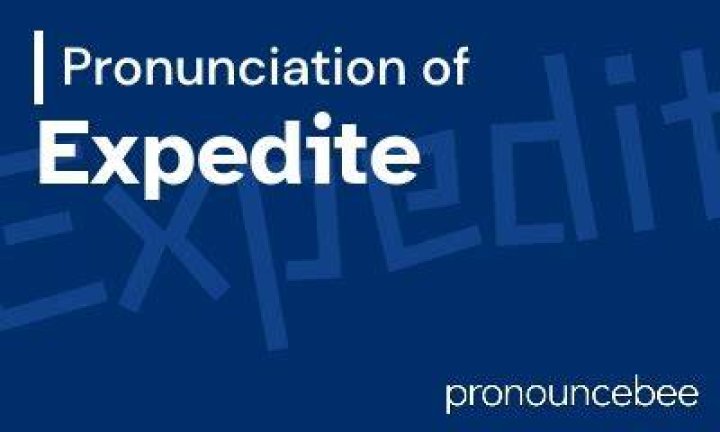 Pronunciation of Expedite Definition of Expedite YouTube