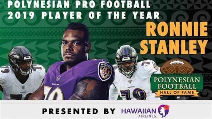 RONNIE STANLEY NAMED POLYNESIAN PRO FOOTBALL PLAYER OF THE YEAR —