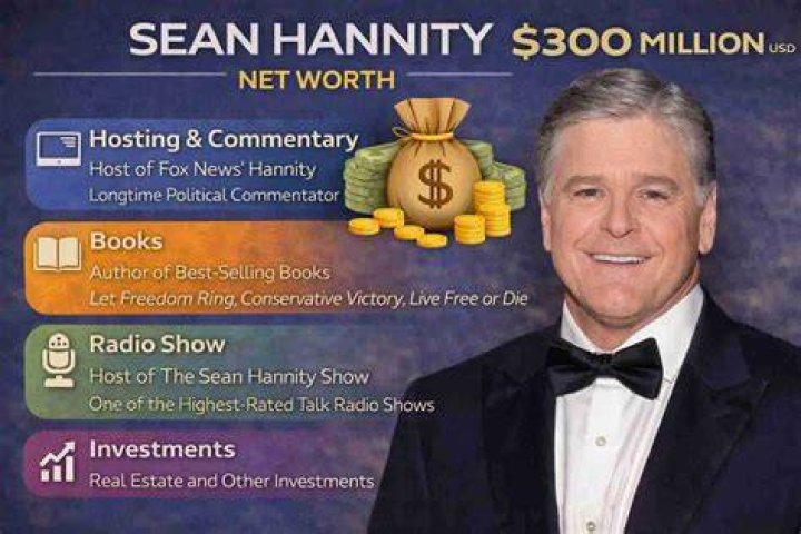 Salary, Net Worth Sean Hannity 2024