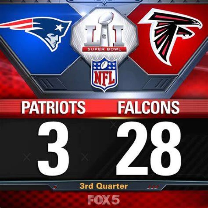 Super Bowl Quarter Score 2017 Patriots vs. Falcons 1stQuarter Update