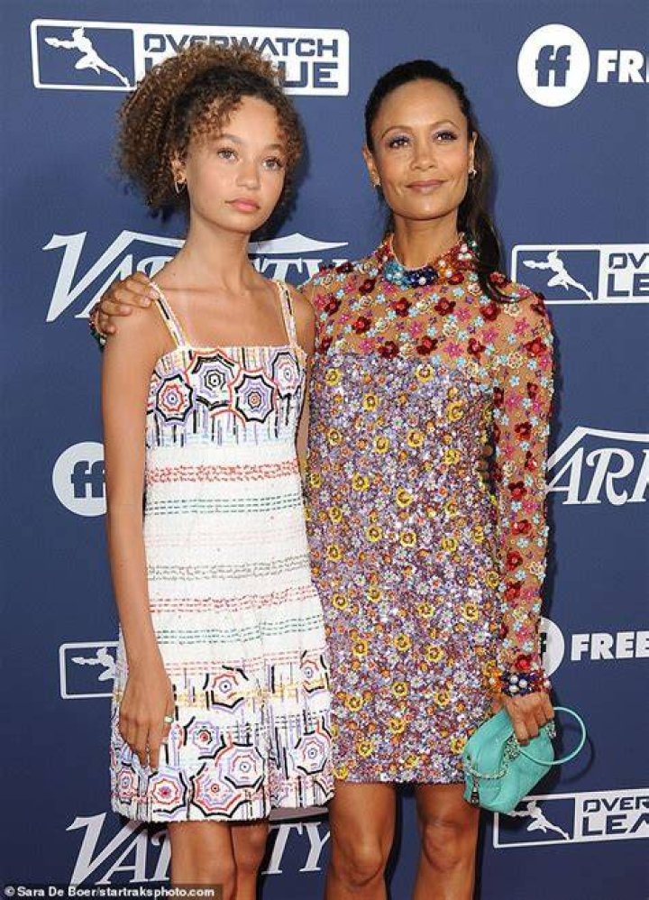 Thandie Newton, 46, joined by daughter Nico Parker, 14, at Variety
