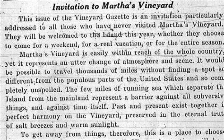 The Vineyard Gazette Martha's Vineyard News Jerome Kohlberg Jr