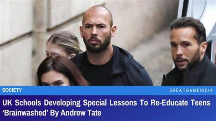 UK schools reeducating teens brainwashed by Andrew Tate report