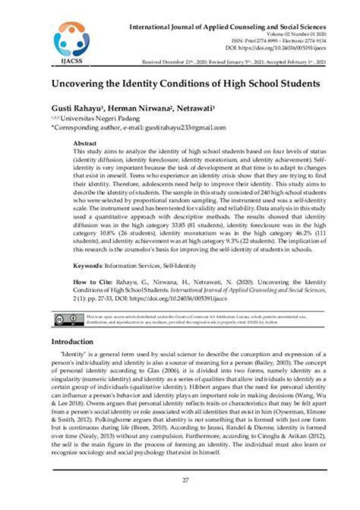 Uncovering Identity, Charges, And Implications